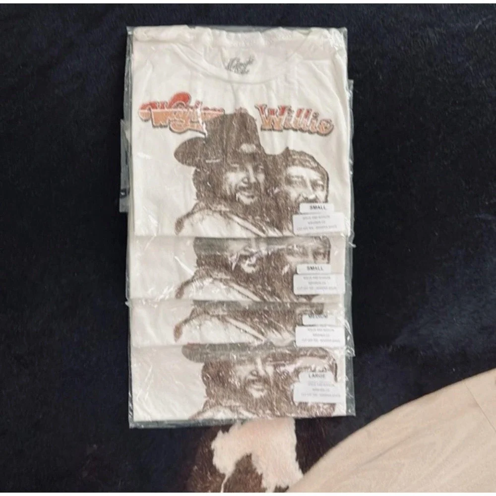 NWT Midnight Rider VTG  style  Waylon Jennings Willie‎ Nelson SMALL - Picture 6 of 6